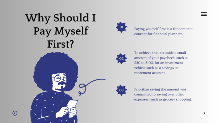 Why Should I Pay Myself First?